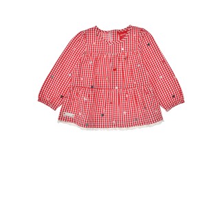 Trachten Karobluse check red/white