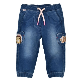 Jeans ´Waldtiere´ blue denim