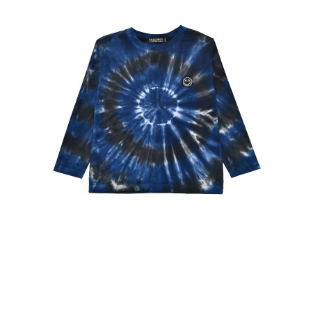 T-Shirt langarm ´Batikallover´ blue batic