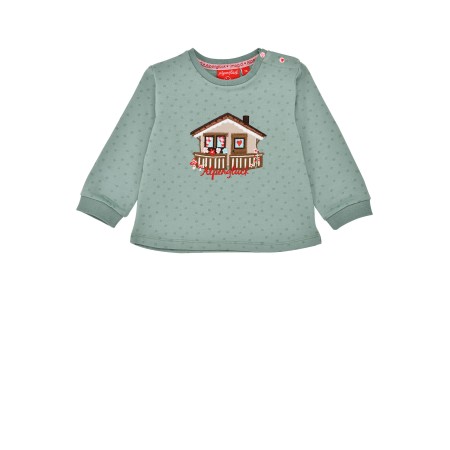 Sweatshirt ´Alpenglück´ salbei