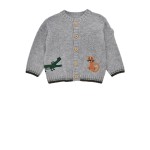 Strickjacke ´Jungle´ grey-melange