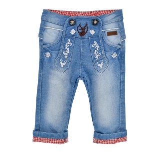 Jeanshose ´Gipfelkraxler´ blue denim