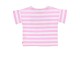 T-Shirt halbarm geringelt ´Blume´ stripe lavendel/white