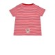 T-Shirt halbarm geringelt ´freches Madl´ stripe red/white