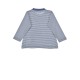 T-Shirt langarm geringelt ´Dino´ stripe denim/offwhite