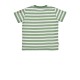 T-Shirt halbarm geringelt ´Traktor´ stripe forest/offwhite