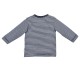 T-Shirt langarm geringelt ´mom and dad´ stripe navy/offwhite