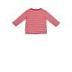 T-Shirt langarm geringelt ´Bauernhof´ stripe red/offwhite