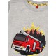 T-Shirt langarm ´Feuerwehr´ grey-melange