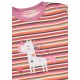 Sweatshirt geringelt ´Einhorn´ stripe multicolor