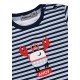 T-Shirt langarm geringelt ´Krake´ stripe navy