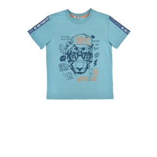 T-Shirt halbarm ´Tiger´ blue