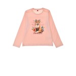 T-Shirt langarm ´Fuchs´ old rose