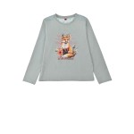 T-Shirt langarm ´Fuchs´ mint