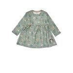 Kleid langarm ´Waldtiere´ allover forest