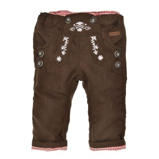 Trachten Kunstlederhose brown