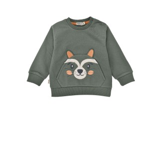 Sweatshirt ´Waschbär´ leave