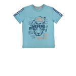 T-Shirt halbarm ´Tiger´ blue